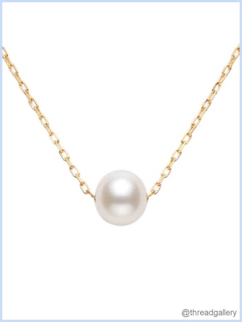 S925 Sterling Silver Freshwater Pearl Pendant Necklace 18K Gold Plated